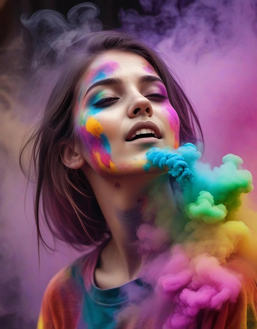 colorful holi festival